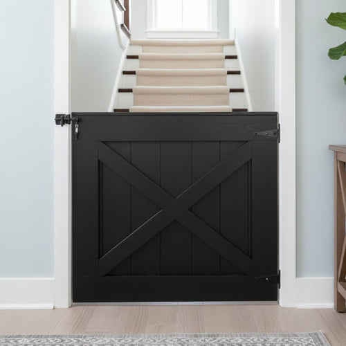 Custom Rustic Dog or Baby Gate Barn Door Style