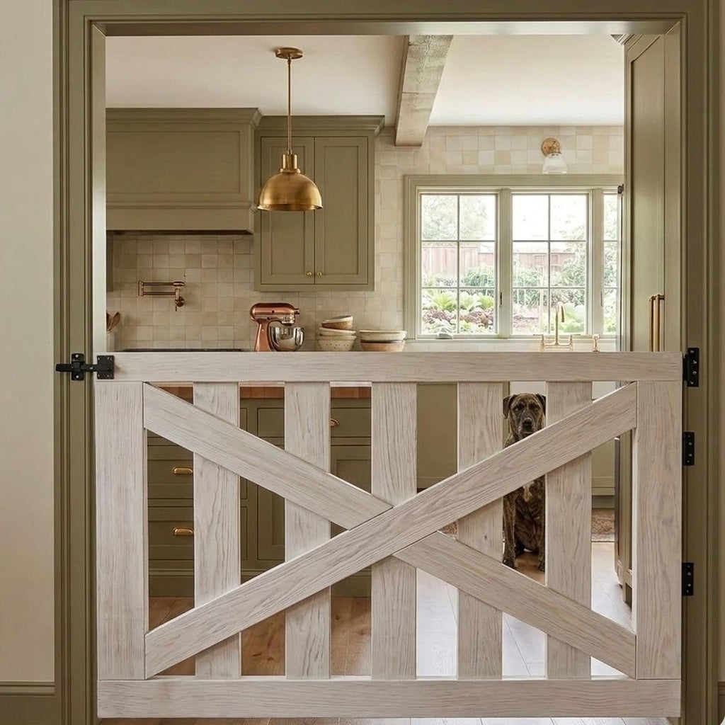 Custom Rustic Dog or Baby Gate Fence Style