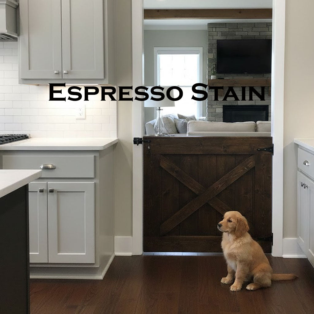 Custom Rustic Dog or Baby Gate Barn Door Style